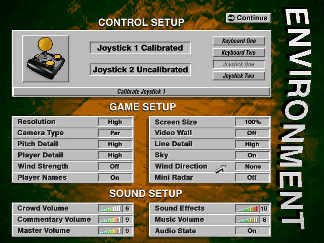 Actua Soccer screenshot 3 for Sega Saturn